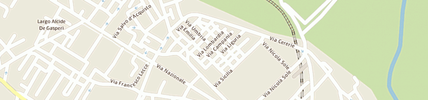 Mappa della impresa tarasco giovanni a MATERA