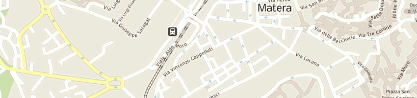 Mappa della impresa albano giuseppe a MATERA