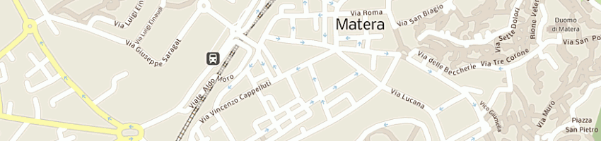 Mappa della impresa giordano e corazza snc a MATERA