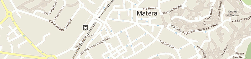 Mappa della impresa elabor dati - soc coop a MATERA