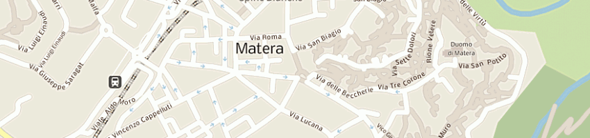 Mappa della impresa amadeus gioielli di conte rosito amedeo a MATERA