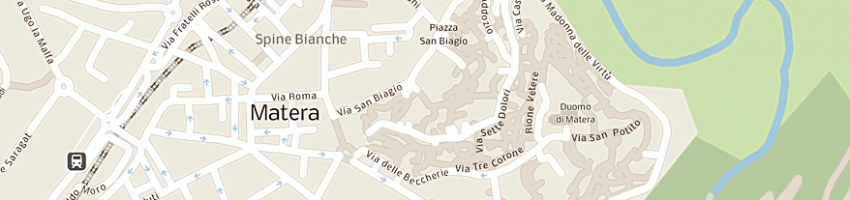 Mappa della impresa museo della tortura a MATERA