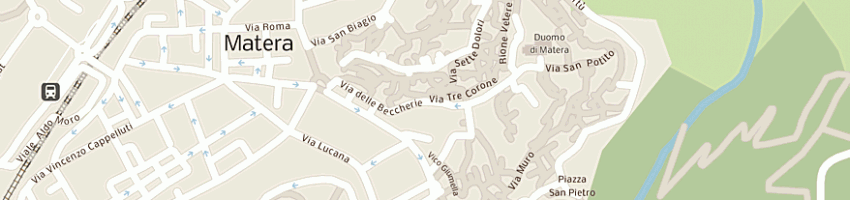Mappa della impresa bar margherita di antezza eustachio nunzio a MATERA
