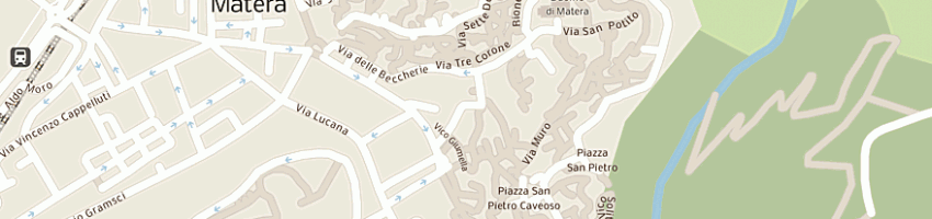 Mappa della impresa filippucci srl a MATERA