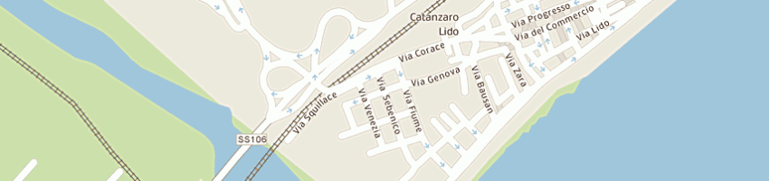 Mappa della impresa azienda ussl 7  a CATANZARO