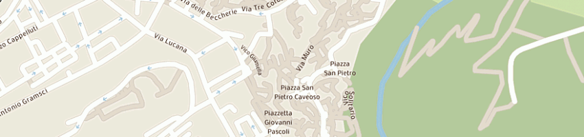 Mappa della impresa albergo residence la casa di lucio a MATERA