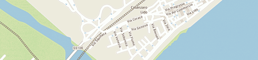 Mappa della impresa pizzeria da ciro di ciardi maria e c sas a CATANZARO