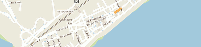 Mappa della impresa cremino srl a CATANZARO