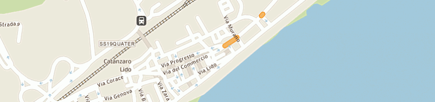 Mappa della impresa municipio  a CATANZARO