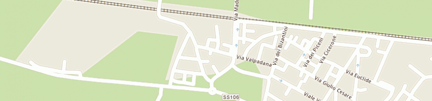 Mappa della impresa elettrocostruzioni srl a ROSSANO