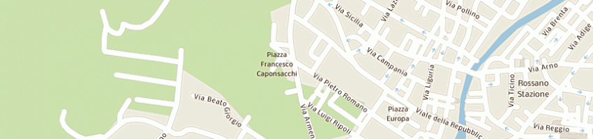 Mappa della impresa edilmonaco e c snc a ROSSANO