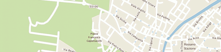 Mappa della impresa studio associato marincolo e levote  a ROSSANO