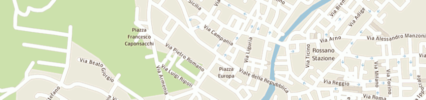Mappa della impresa municipio  a COSENZA