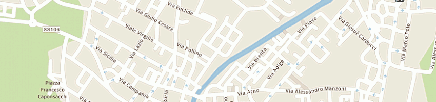 Mappa della impresa gommista bennardo di bennardo luigi a ROSSANO