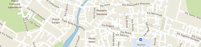 Mappa della impresa cortese alfonso eredi di cortese pierfrancesco sas a ROSSANO