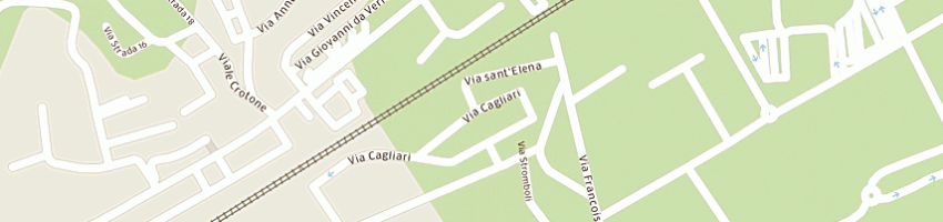 Mappa della impresa impresa edile mangiacasale e c snc a CATANZARO