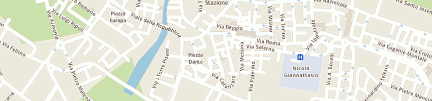 Mappa della impresa naccarato giuseppe impresa lavori pubblici a ROSSANO