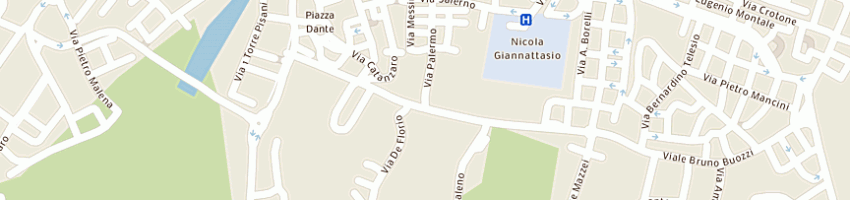 Mappa della impresa almas di alato nilo e c snc  a ROSSANO