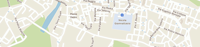 Mappa della impresa cavallini gianfranco a ROSSANO
