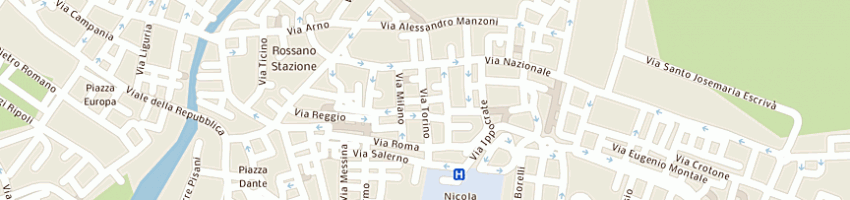 Mappa della impresa magno carlo a ROSSANO