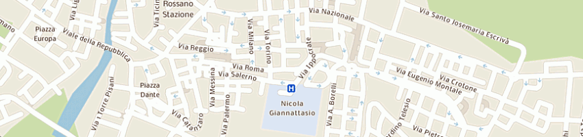 Mappa della impresa pescheria i sapori del mare di risuleo daniela e c sas a ROSSANO