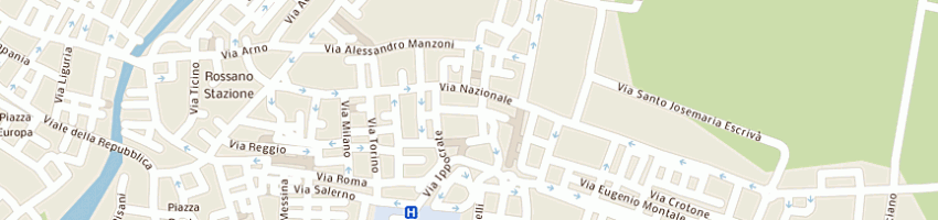 Mappa della impresa autoscuola attadia isidoro  a ROSSANO