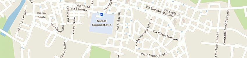 Mappa della impresa sapia antonio a ROSSANO