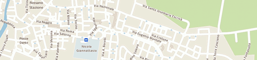 Mappa della impresa tedesco antonio  a ROSSANO