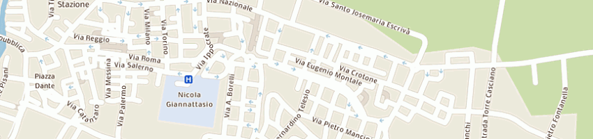 Mappa della impresa oro ed argento di arnieri emiliano e perrini silvio snc  a COSENZA