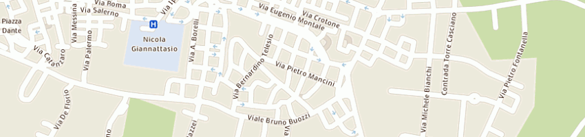 Mappa della impresa assicurazioni levante norditalia assicurazioni spa  a ROSSANO