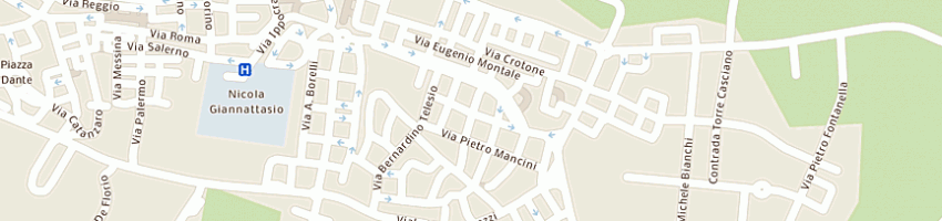 Mappa della impresa avena isidoro a ROSSANO