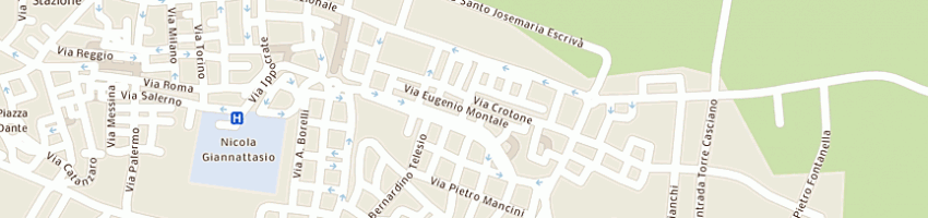 Mappa della impresa torchia antonio  a ROSSANO