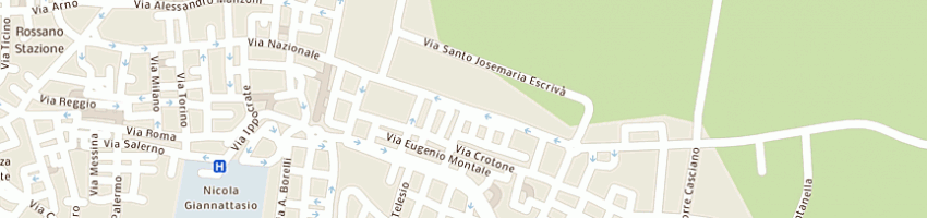 Mappa della impresa scavo antonio a ROSSANO