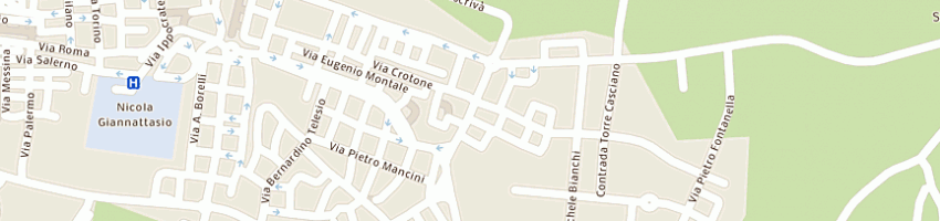 Mappa della impresa de caro vincenza  a COSENZA