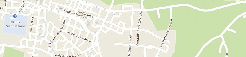 Mappa della impresa corapi rosassunta a ROSSANO