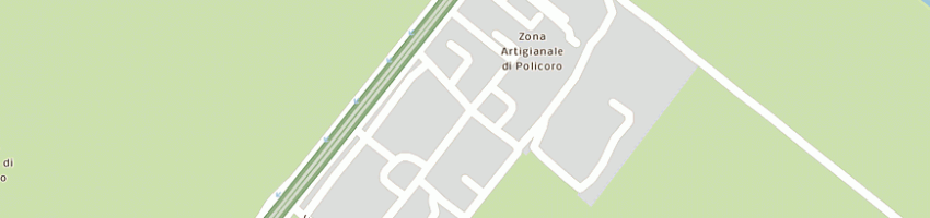 Mappa della impresa grandinetti giuseppe a POLICORO