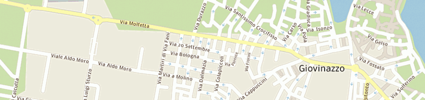 Mappa della impresa schiavone pasquale a GIOVINAZZO