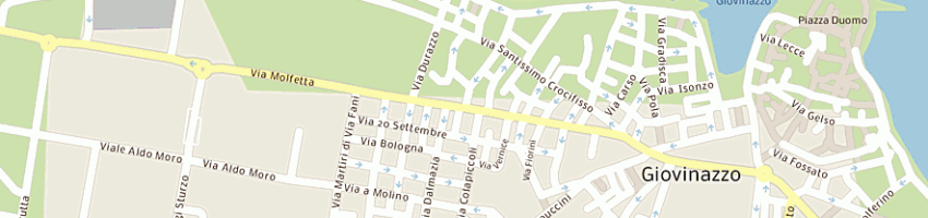 Mappa della impresa tridente anna a GIOVINAZZO