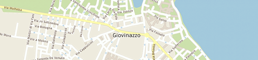 Mappa della impresa cartoleria bis di piumelli mg a GIOVINAZZO