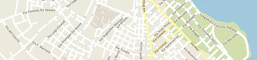 Mappa della impresa viera srl a GIOVINAZZO