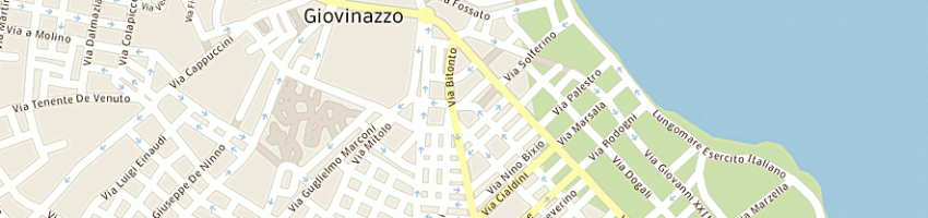 Mappa della impresa roscini palmo a GIOVINAZZO