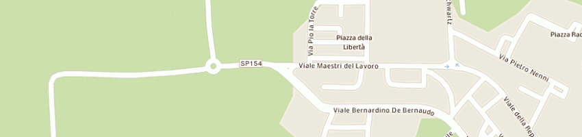 Mappa della impresa gessi cristina a BERNALDA