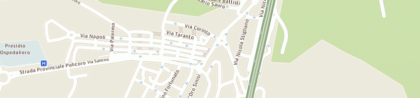 Mappa della impresa paltrinieri chiara a POLICORO