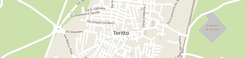 Mappa della impresa scicutella raffaele a TORITTO