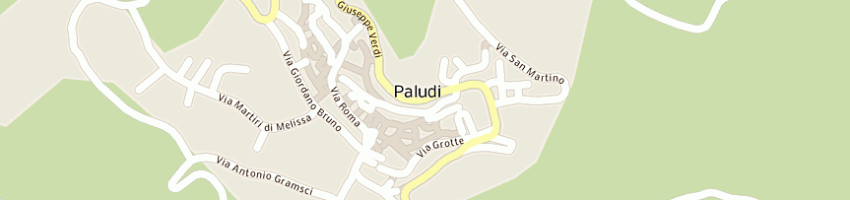 Mappa della impresa municipio  a PALUDI