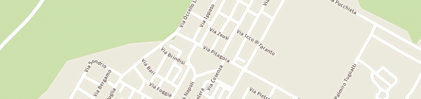 Mappa della impresa sporting di carbone giuseppina a PISTICCI