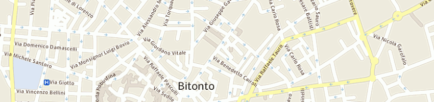Mappa della impresa carano costruzioni s r l a BITONTO
