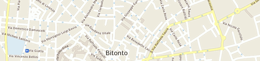 Mappa della impresa schiraldi giuseppe (srl) a BITONTO