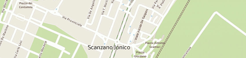 Mappa della impresa sn group di spagnolo antonio e c sas a SCANZANO JONICO