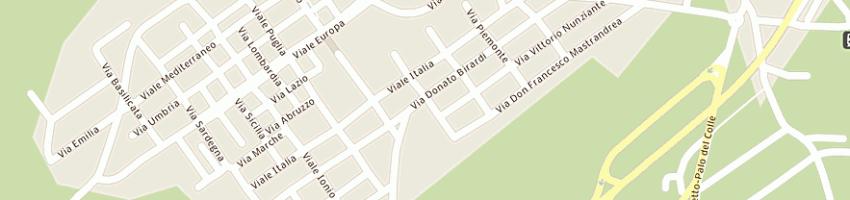 Mappa della impresa cm elettronica sas di castelluzzo e c a PALO DEL COLLE